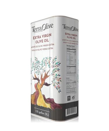 Terraolive Extra Virgin Olive Oil 5L - Premium Cooking Olive Oil from Montes de Toledo Spain - Smooth & Versatile - Buy Online on GoSupps.com
