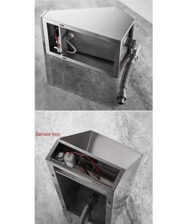 Automatic Sensor Urinal Toilet Washout Urinal Wall Mounted Intelligent Touchless Urinal Flush Valve Auto Urinals Flushing Set (Gold) - Buy Online on GoSupps.com