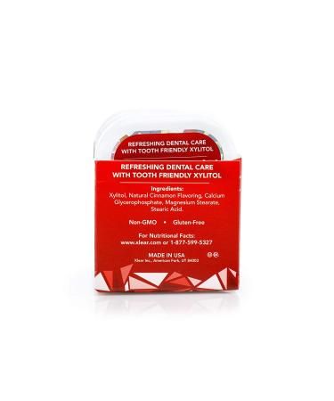 Xlear Spry Gems Cinnamon Mints - 40 Count, 25g | Fresh Breath & Sugar-Free - Buy Online on GoSupps.com