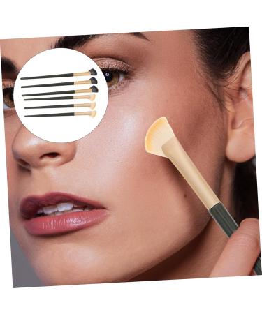 Housoutil Eyeshadow Brush 6 Pcs Brow Brush Angled Eyeliner Brush Eyeliner Brushes Eye Liner Brush Eye Shadow Brush Tool Eyes - Buy Online on GoSupps.com