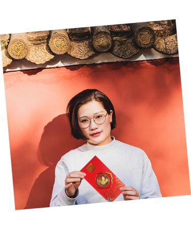 ABOOFAN 30 Pcs Rabbit Year Gold Foil Red Envelope Chinese Money Bags New Year Prop 2023 Red Envelope Wedding Red Packet Gift Card Envelopes Spring Festival Gift Lucky Paper Money Card As Shown 2x5pcs 17X9CMx5pcs - Buy Online on GoSupps.com