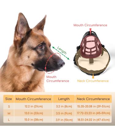 Nobleza Breathable Silicone Dog Muzzle - Prevent Biting & Barking for Small Medium & Large Dogs (S/M/L Black) | International Shipping - Buy Online on GoSupps.com