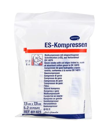 Paul Hartmann AG ES compresses sterile 7.5 cm x 7.5 cm compresses 10 pieces