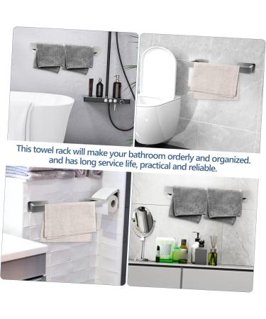 ABOOFAN Towel Rack Shower Door Wall Mounted Hooks Bathroom Furniture Self Adhesive Towel Bar Set No Punching - Buy Online on GoSupps.com
