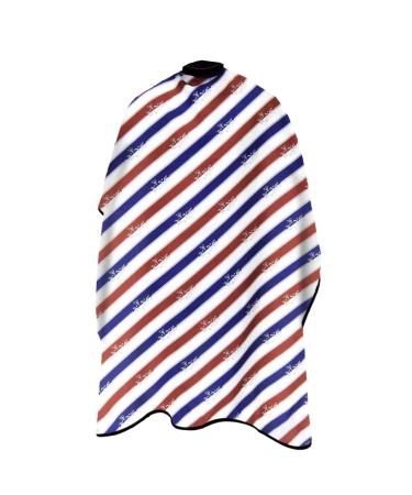 King Midas Barber Cape Striped Vintage Barber Pole Hair Cutting Cape