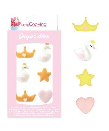 6 Princess Sugar Decorations