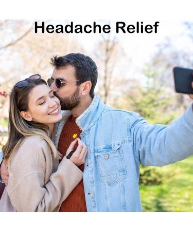 Migraine & Headache Relief Clip - 2 Pack Acupressure Hand Clips for LI4 Pressure Point - Stress & Anxiety Alleviation Device - Buy Online on GoSupps.com