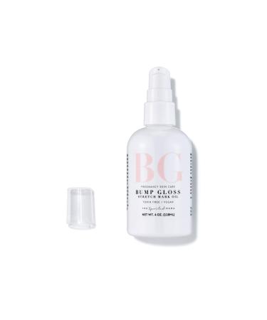 Bump Gloss Stretch Mark Belly Oil | Non-greasy for Stretch Mark Prevention | Increases Skin Elasticity | Toxin-free | 4 Ounce