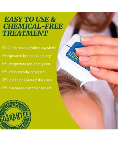 Buy LiceGuard RobiComb - Electric Head Lice Disabler & Nit Removal Comb | Fast Effective Lice & Egg Removal Worldwide Shipping - Buy Online on GoSupps.com
