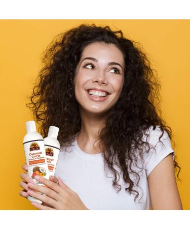 OKAY Coconut Curls Conditioner - Moisturizes & Defines Curls Sulfate/Silicone/Paraben Free All Hair Types Made in USA 12oz - Buy Online on GoSupps.com