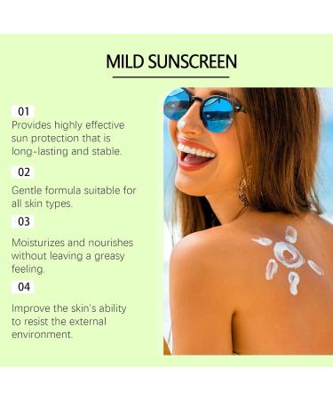 Suncream Factor 50 - sunscreen spf 50 face - Hydrating Sunscreen Spf 50 - Face Sun Cream Spf 50 - Factor 50 Sun Cream - Body Moisturizer fator 50 Protection Against Uva/Uvb Rays and Taning - Buy Online on GoSupps.com