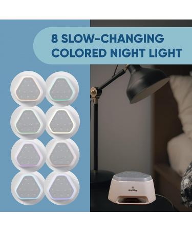 Brown Noise Machine with Night Light - Portable Sleep Sound Maker for Baby Kids Adult - Includes Pink Noise, Thunderstorm, Ocean, Rain, Nature Sounds - Travel Baby Soother - Buy Online on GoSupps.com