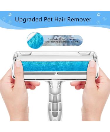Pet Hair Remover Lint Roller - Portable Cat and Dog Hair Removal Tool Multi-Surface Lint Brush Reusable Lint Roller for Pet Hair for Laundry Furniture Clothing Car Seat Carpet Bedding Sofa Cleaning - Buy Online on GoSupps.com