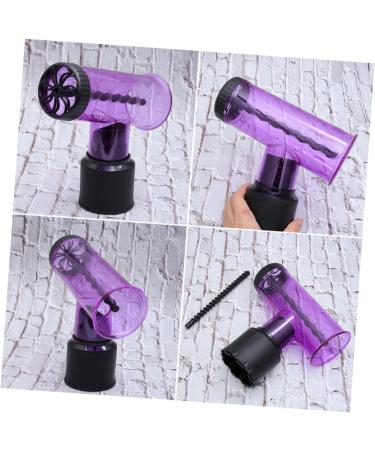 Healeved 2pcs Hair Roller Hair Dryer Mouth Cover Styling Hair Curler Nozzle for Hair Dryer Purple 18*8.5cmx2pcs Purplex2pcs - Buy Online on GoSupps.com