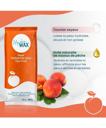 Cire de paraffine Maxi Pack 6 blocs de 400 g (2 4 kg) parfum p che hydratante sans effet gras id ale pour bains mains et pieds soulagement arthrite p dicure P che - Buy Online on GoSupps.com