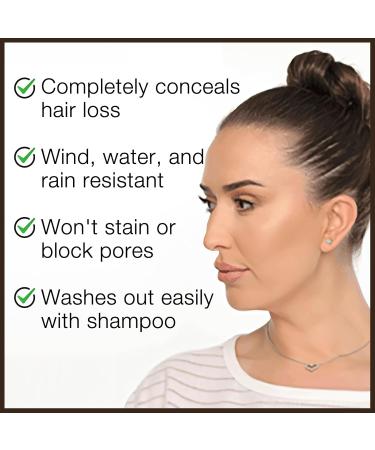 MIELIKKI Hairline Concealer Powder - Instantly Conceal Hair Loss & Thin Hair for Men & Women Stain-Proof Formula Brown 03 - Buy Online on GoSupps.com
