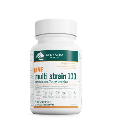 Genestra Brands - HMF Multi Strain 100 - Probiotic Formula - Supports Gastrointestinal Health and a Favourable Gut Flora - 30 Capsules