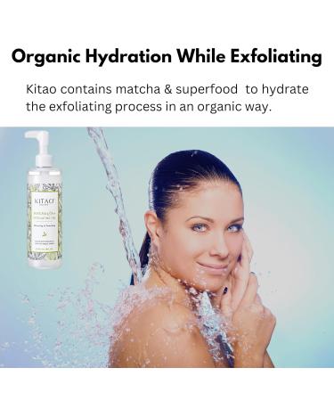 KITAO Exfoliating Scrub Gel - Organic Matcha Face & Body Exfoliant from Japan | Gentle Moisturizer for Men & Women | 10.6 fl oz (300g - Buy Online on GoSupps.com