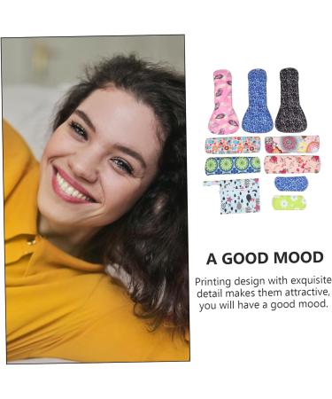 HEALLILY 9 Pieces Reusable Washable Menstrual Pads with Storage Bag - Eco-Friendly Sanitary Solution for International Shipping - Buy Online on GoSupps.com