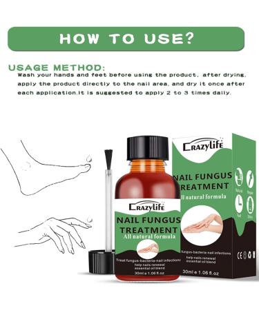 Nail Fungus Treatment for Toenail Extra Strong Nail Fungus Treatment for Toenail and Fingernail Anti fungus Nail Repair and Strengthen Fix & Renew Damaged Broken Nails (30ml) - Buy Online on GoSupps.com