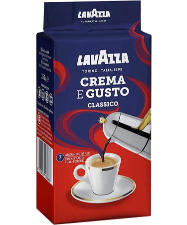 Lavazza Lavazza Caf Cr me et Gusto ground coffee beans 3 x 250g - Buy Online on GoSupps.com