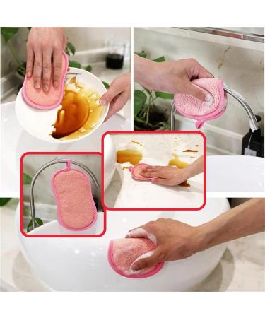 Kitchen Stain Remover Cleaner Kit - Washing Up Liquid 600ml Cleaning Paste 350g Microfibre Cloth Double Sided Scrubbing Pad 1pc Handgrip Scourer 1pc | Home Cleaning Bundle - Buy Online on GoSupps.com