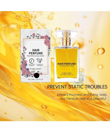 Hair Essential Oils Perfume for Women Hair Perfume For Women Floral Perfume Nourishes Hair Deeply Hydrates and Moisturizes Hair Long-lasting Fragrance 50ml/1.69 fl oz - Buy Online on GoSupps.com