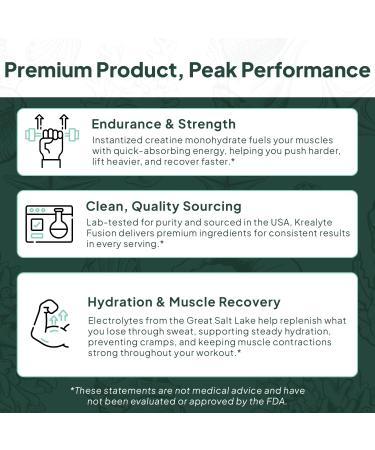 Organics Ocean Krealyte Fusion - Instantized Creatine Monohydrate Powder with Electrolytes - Muscle Strength Endurance & Hydration Support - Vegan Sugar-Free Pink Lemonade Flavor - 30 Servings 9.17 Ounce (Pack of 1) - Buy Online on GoSupps.com