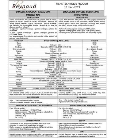 Generic Chocolate Dragees 70% Cocoa 220 g Gold - Buy Online on GoSupps.com