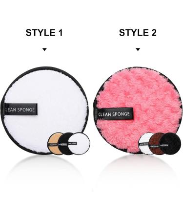 Homo Trends Set of 8 Reusable Makeup Remover Pads Double-Sided (4 Pineapple Pattern Pads 4 Round) - Buy Online on GoSupps.com