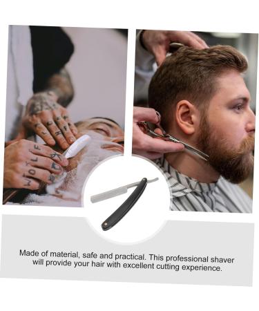 Beavorty 2-in-1 Men's Razor - Premium Bart Razi Manual Hairdresser Razor with Big Wood Handle for Precision Grooming - International Shipping Available - Buy Online on GoSupps.com