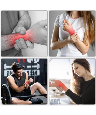 Adjustable Wrist Brace for Carpal Tunnel Relief | Night Support Wrist Wrap & Compression Strap | 2-Piece Set for Workout & Tendonitis - One Size Black - Buy Online on GoSupps.com