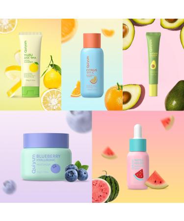 Fruit Skin Care Set 5 Daily Routine Beauty Skin Care for Teens Girls - Gentle Skincare Gift Sets Facial Care Set for Women Christmas Birthday Gift Stocking Stuffers Full Size Daily Kits - Buy Online on GoSupps.com