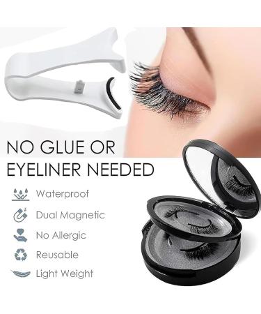 Krafty Magnetic Eyelashes Krafty Magnetic Lashes Magnetic Lashes with Applicator Krafty Co Magnetic Lashes Reusable Glue-Free Natural Lashes Magnetic Eyelashes No Glue Natural Look (UBS04-3) - Buy Online on GoSupps.com
