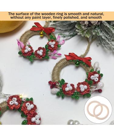 10 Wooden Baby Rings for Tinkering | 70mm DIY Craft & Bite Rings for Child Care - Buy Online on GoSupps.com