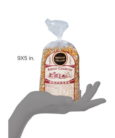 Amish Country Popcorn - 2 lb Medium Yellow Kernels | Non-GMO, Gluten-Free, Old Fashioned - Buy Online on GoSupps.com