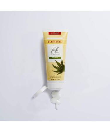 Burt's Bees Hemp Body Lotion - Hydrating Hemp Seed Oil for Dry Skin | 170g Tube - International Shipping Available - Buy Online on GoSupps.com