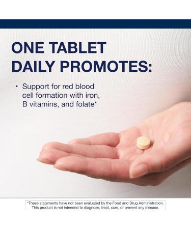 Metagenics Hemagenics Iron Supplement with B12 B6 & Folate Supports Red Blood Cell Formation Energy & Immune Health* Non-Constipating Non-GMO Gluten-Free Vegetarian - 60 Tablets Unflavored 60 Count (Pack of 1) - Buy Online on GoSupps.com