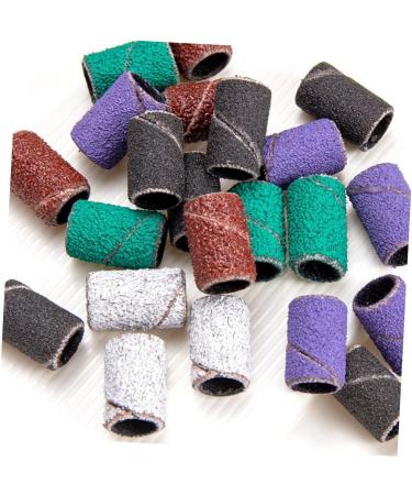 Housoutil 1 Set Nail Polish Set Manicure Buffing White Nail Grinding Nail Sanding Bands Manicure Band Nails Kit Drill Sanding Bands Nail Tools Alloy Polisher Polishing Tape - Buy Online on GoSupps.com