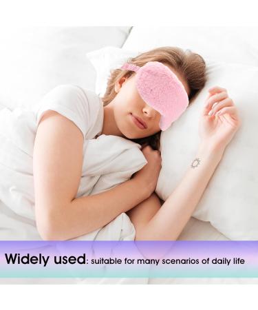 6-Pack Plush Eye Masks - Soft Furry Sleeping Blindfolds for Comfortable Travel & Naps - Colorful Satin Eye Shades for Men & Women - Buy Online on GoSupps.com