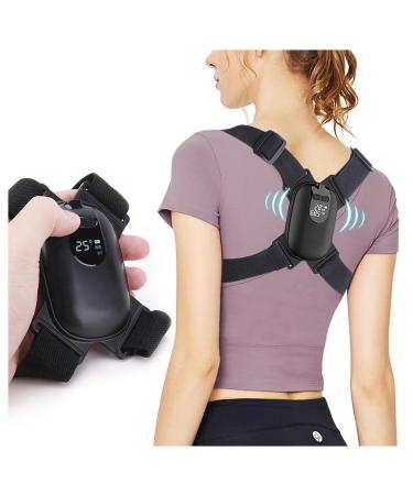 Meltor back support belt intelligently with vibration removal of the converter back belt for just keeping shoulder belt posture correction adjustable reminding angles and straps
