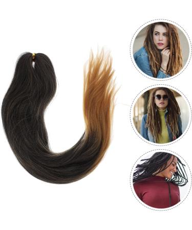 POPETPOP braided hair prestretched crochet braids Braiding hair pre Braid Hair Wig women's wigs pre stretched hair European and American Chemical fiber low temperature yarn Miss easy 65X7.5cm Light Brown - Buy Online on GoSupps.com