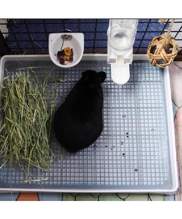 Buy Kyaoayo XL Rabbit & Cat Toilet - Oversize Pet Urine Pan for Rabbits Guinea Pigs Chinchillas & Ferrets - Ideal Puppy Toilet Tray - International Shipping Available - Buy Online on GoSupps.com