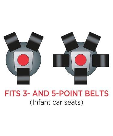 Original Dooky Universal Pads Gray Stars | Gurt-Schoner & Beltwider for Baby Seats Strollers & Car Seats (0+ Age 3 & 5 Point Straps) - Buy Online on GoSupps.com