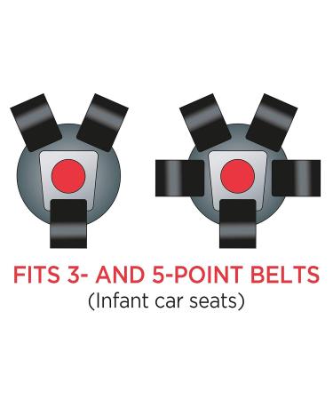 Dooky Universal Pads - Belt Cushion for Baby Seats Strollers & Car Seats - White Dandelion Design (0+ Age 3 & 5-Point Straps) - Buy Online on GoSupps.com