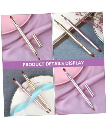 NOLITOY Double Ended Lip Brush Set - 4 Pcs Makeup Brushes for Women - Essential Concealer & Lipstick Tools - Assorted Colors - Buy Online on GoSupps.com