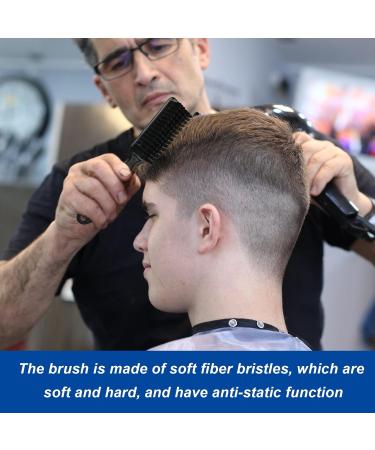 3-Piece Sleek Bun Hairdresser Brush Set | Professional ABS Handle & Fiber Bristles | Ideal for Salon Use | 13.7cm x 2.5cm - Buy Online on GoSupps.com