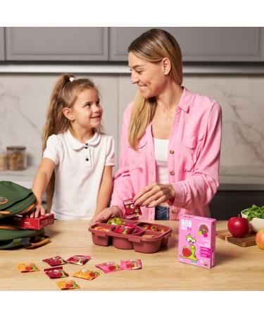 Bob Snail Healthy Snacks Sweet & Sour Family Pack - Fruit Rolls with Mango Raspberry & Cherry Candy box Fruit Snacks All Natural Healthy Snacks for kids No Added Sugar 80 pcs Pack / 800 gram candy bulk Mango Raspberry Cherry - Buy Online on GoSupps.com