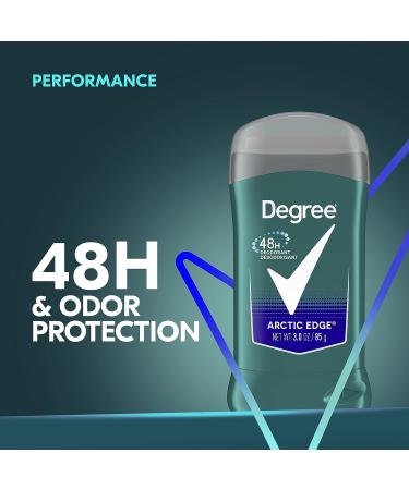 Degree Men Arctic Edge Deodorant 3 oz - 48-Hour Odor Protection - Buy Online on GoSupps.com