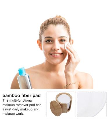 Zerodeko Reusable Bamboo Makeup Remover Pads Set - Eco-Friendly Facial Cleansing Rounds with Laundry Bag & Bamboo Holder for All Skin Types - Buy Online on GoSupps.com